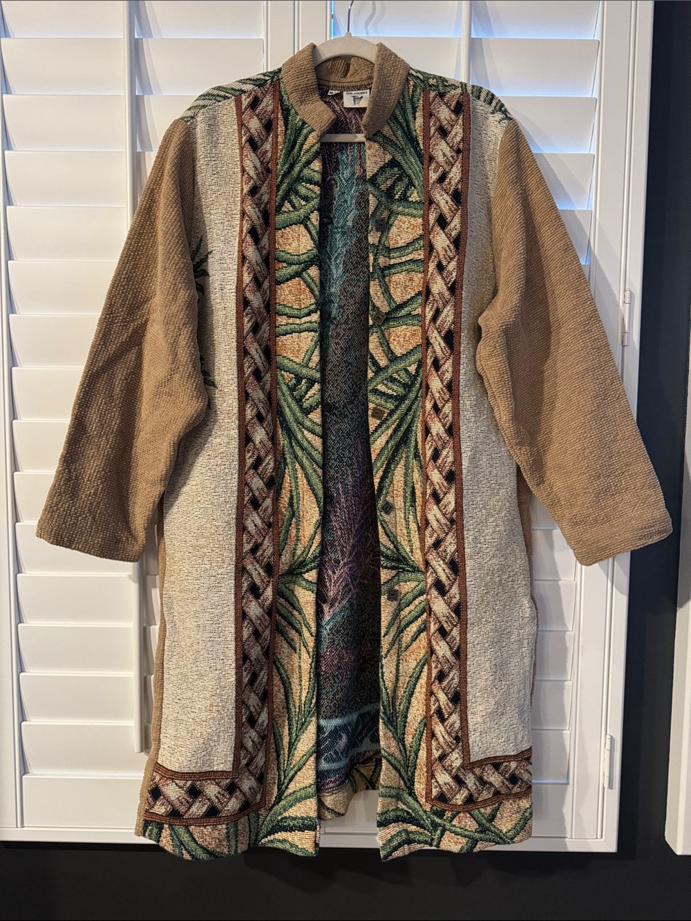 Ann Maurice vintage tapestry coat